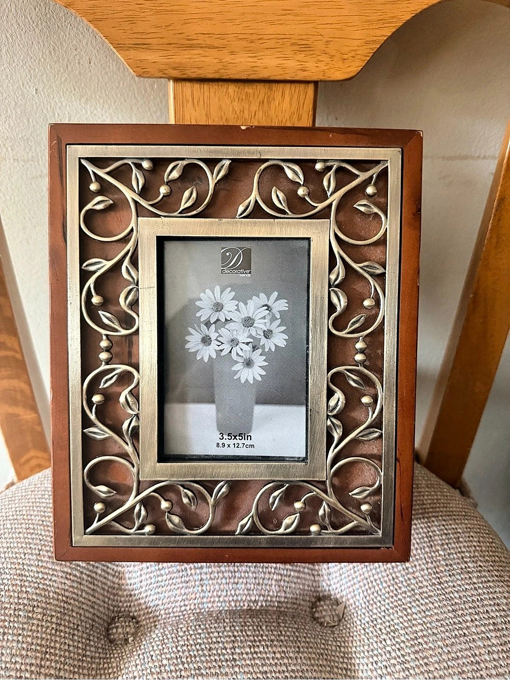 Ornate Brown & Gold Picture Frame